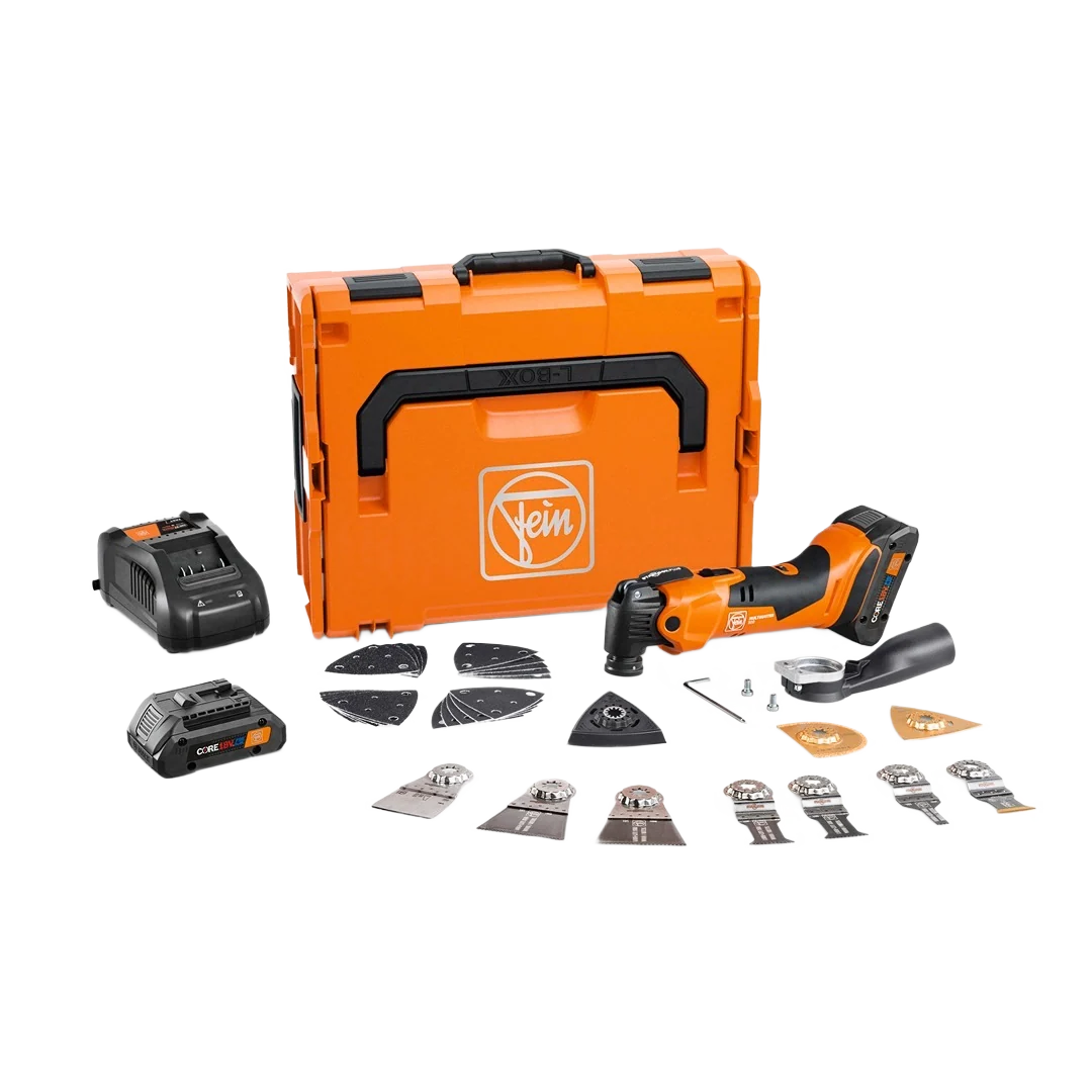 Detailed Fein Cordless MultiMaster AMM 500 4.0AH Kit Safe