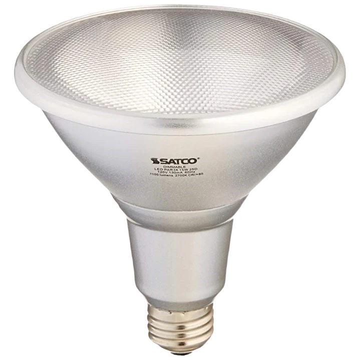 Elegant Satco 15 Watt PAR38 LED 3000K Flood Light 2-Pack Genuine