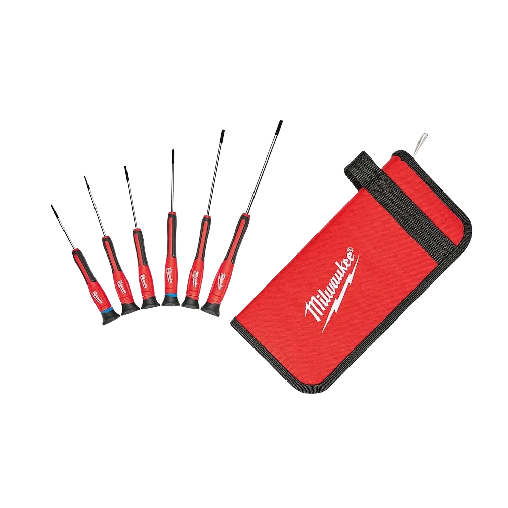 Recyclable Milwaukee 6-PC Precision Screwdriver Set Clean