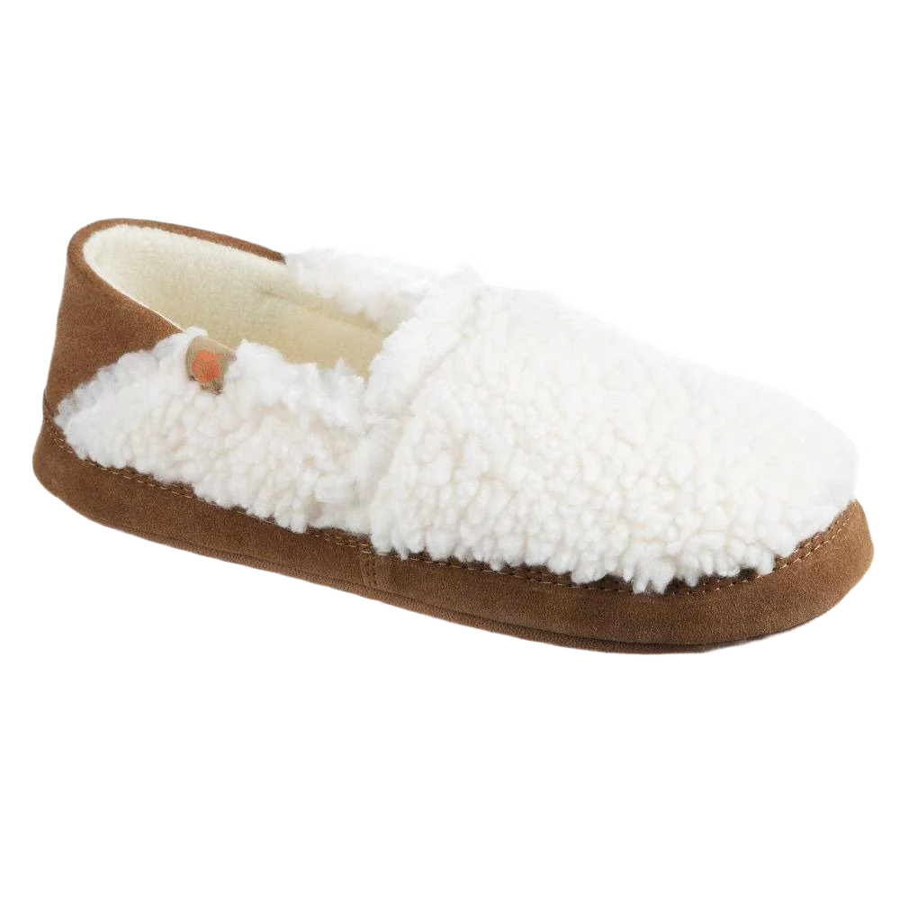 Classic Acorn Women’s Medium Buff Popcorn Moc II with Collapsible Heel Official