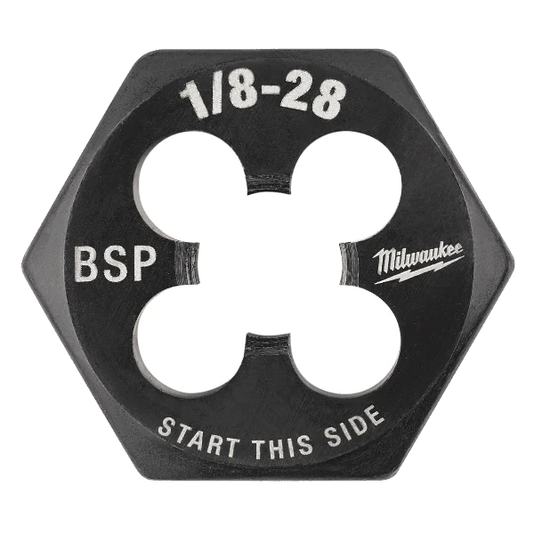 Carefully Designed Milwaukee 1 8 -28 BSP SAE 1 Hex Threading Die User-Friendly
