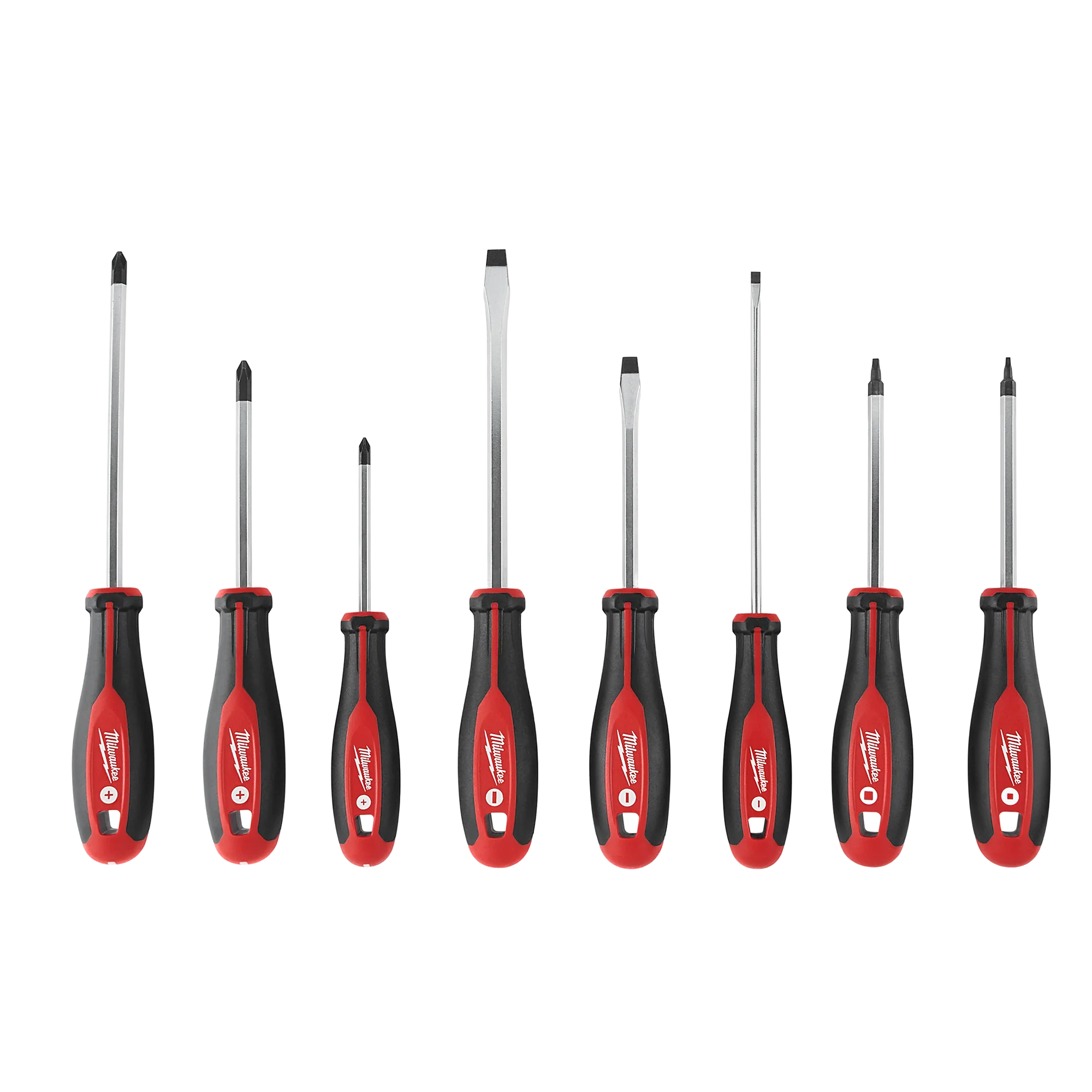 Outstanding Milwaukee 8-PC Screwdriver Kit w Square Responsible