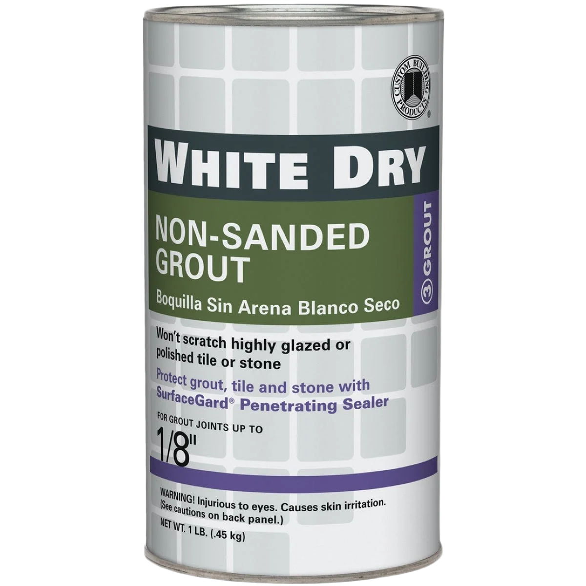 Luxury Custom Building Products White Dry Tile Grout Effective