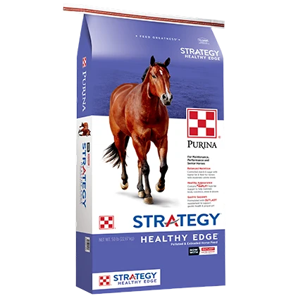 Practical Purina Strategy Healthy Edge Horse Feed 50 lb. Authentic
