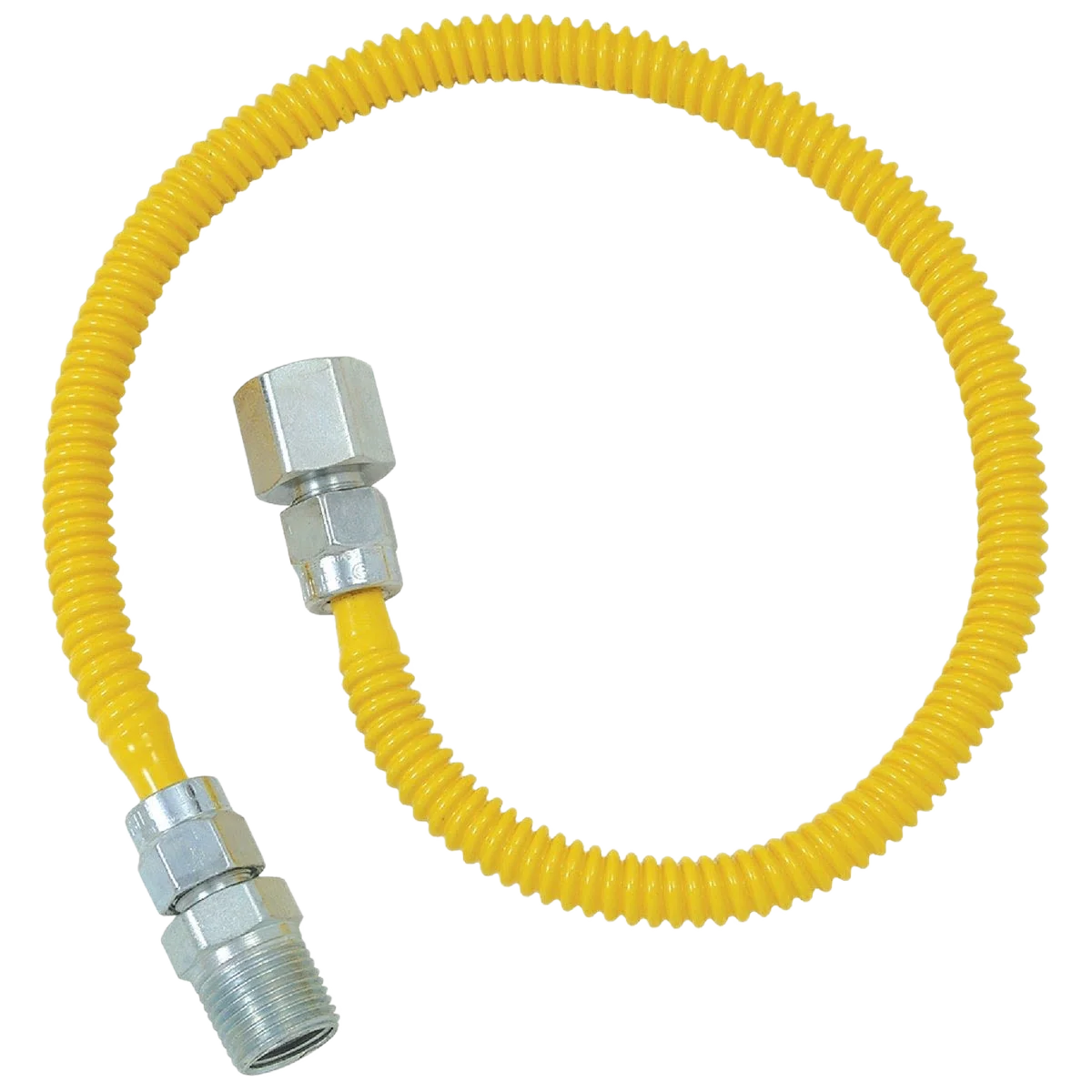 Unique Dormont 3 8 In. OD x 48 In. Coated Stainless Steel Gas Connector 1 2 In. FIP x 1 2 In. MIP Dependable
