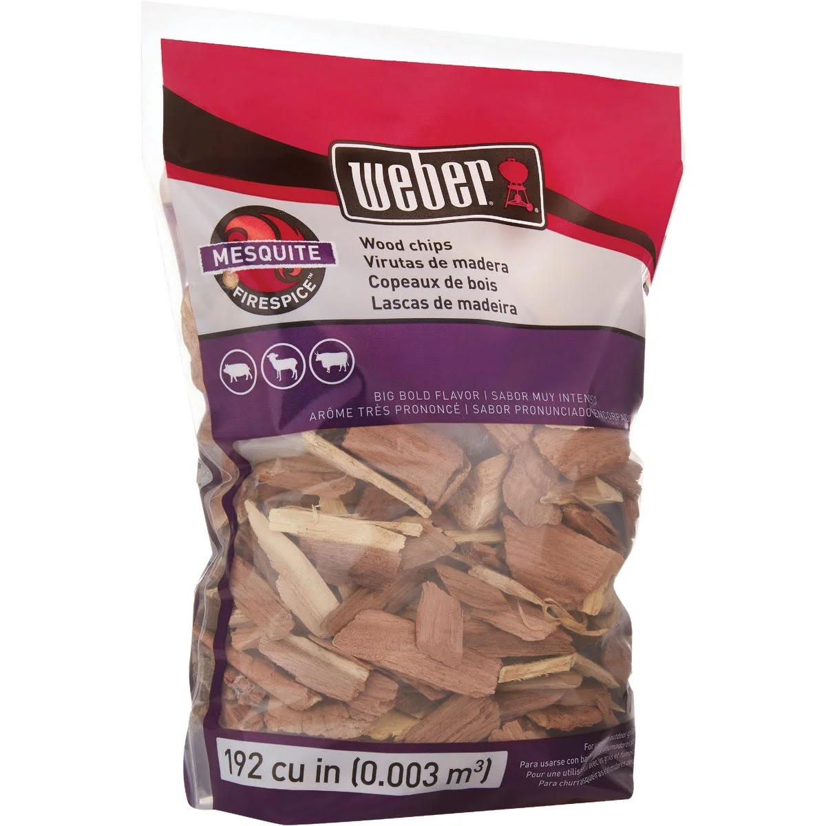 Advanced Weber Firespice Mesquite Wood Smoking Chips 2 lbs. Organic