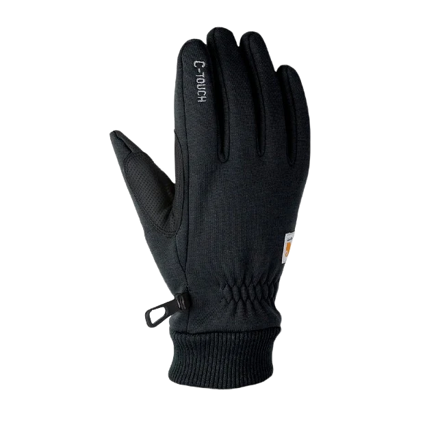 Soft Carhartt Men’s Large Black C-Touch Knit Winter Gloves Natural