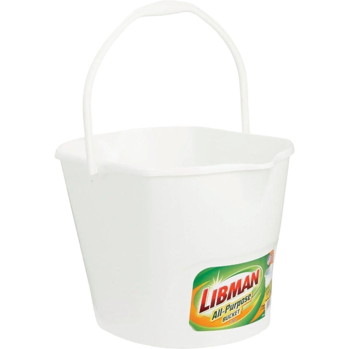 Artisan Libman White All-Purpose Dual Spout Bucket 3 Gallon Carefully Designed