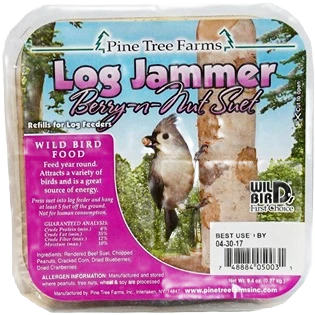 Luxury Pine Tree Farms Log Jammer Berry-n-Nut Suet Carefully Designed