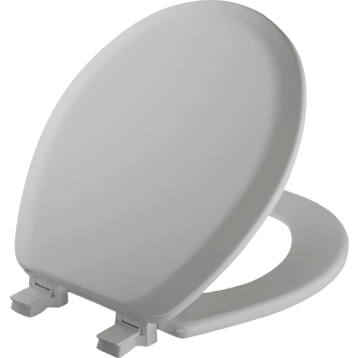 Relaxed Mayfair Advantage Round Silver Wood Toilet Seat Professional
