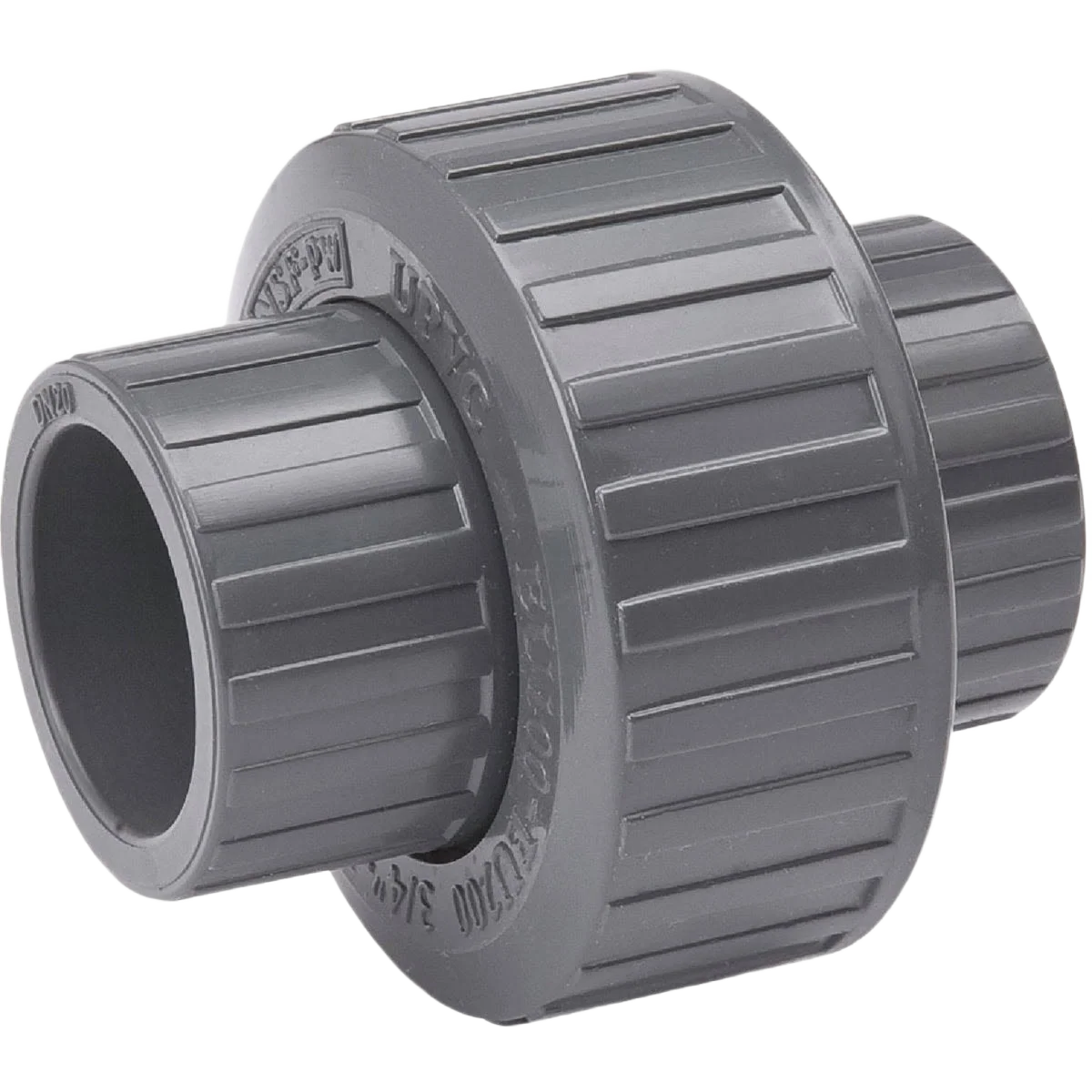 First-Class B K 1-1 2 In. PVC Gray Threaded Union Recyclable