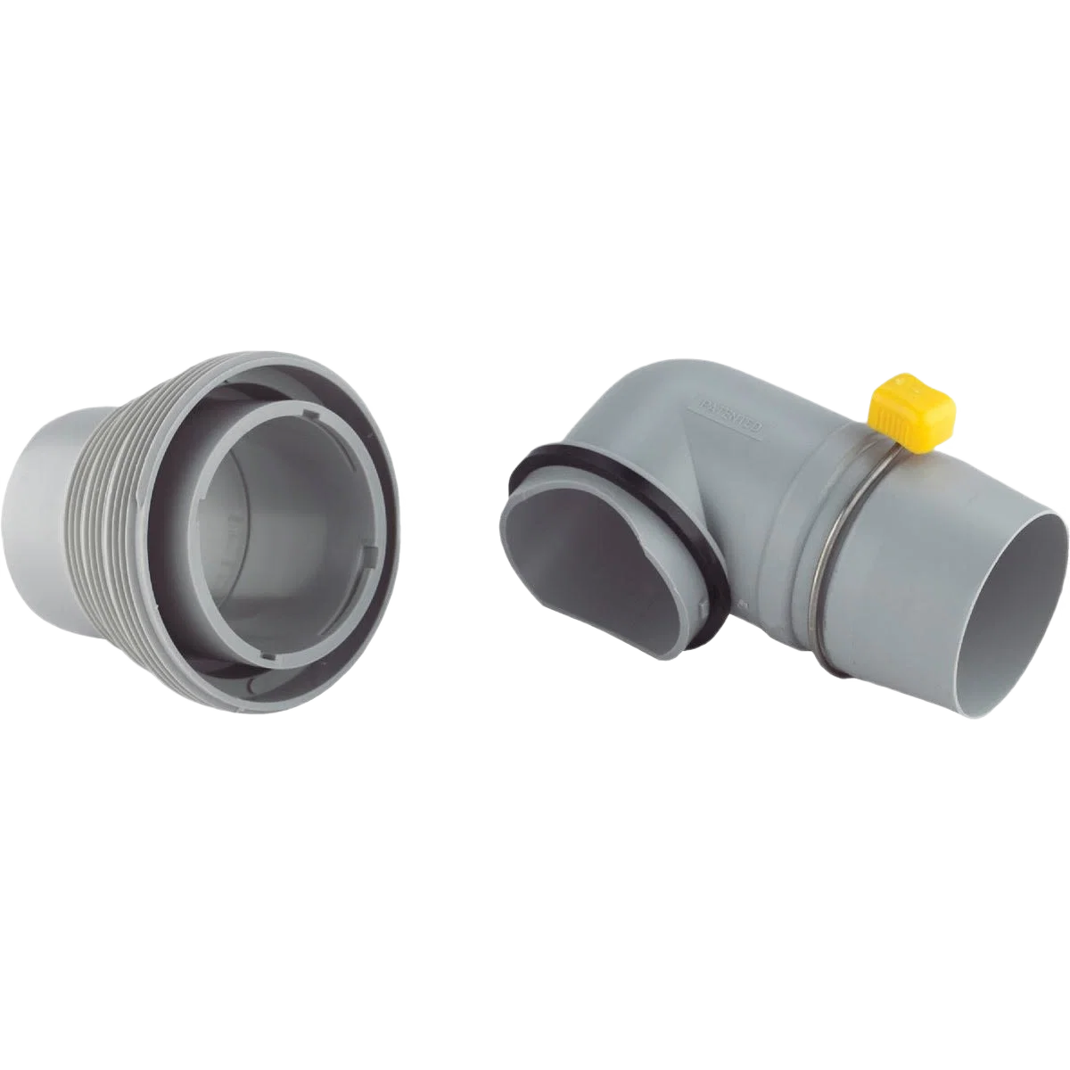 Powerful Camco Easy Slip 4-in-1 RV Sewer Hose Adapter with Elbow Soft
