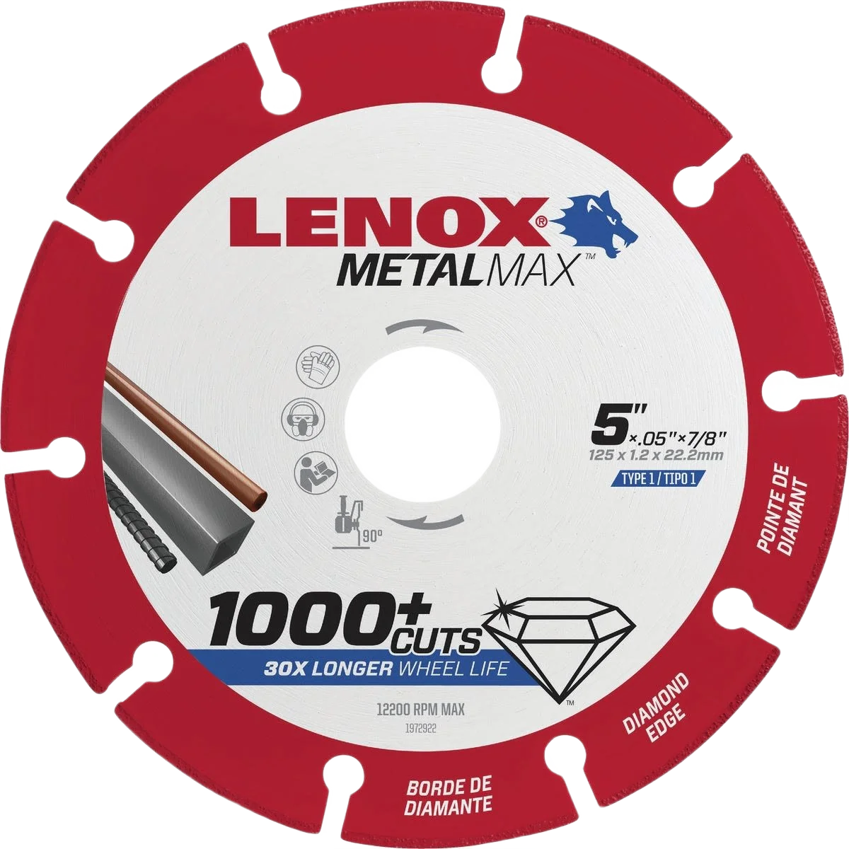 Eco-Friendly Lenox 5 In. MetalMax Diamond Blade Trendy