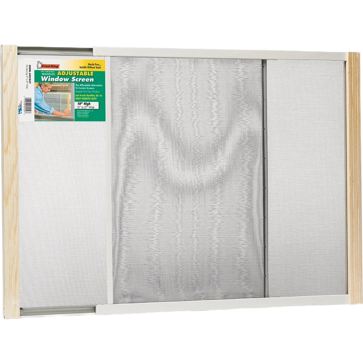 Luxury Frost King Adjustable Metal Rail Screen 21-37 in. Relaxed