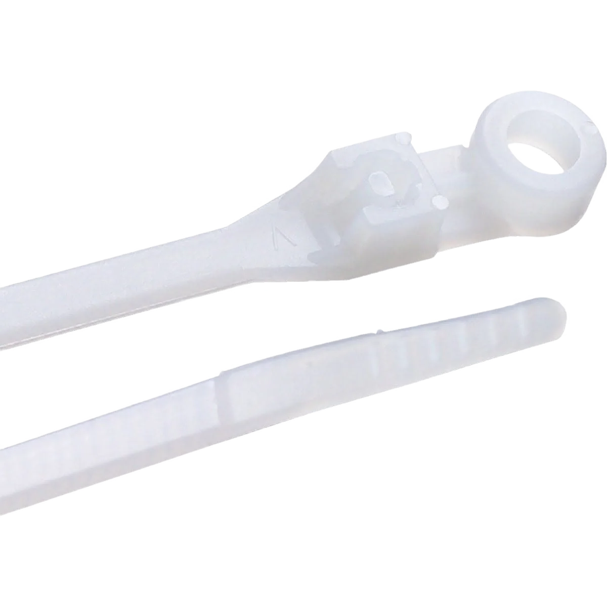 Innovative Gardner Bender 8 In. x 0.17 In. Natural Color Mounting Cable Tie 100-Pack Lightweight