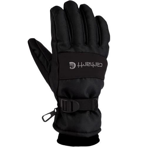 High-Grade Carhartt Men’s Waterproof Insulated Glove Black Medium Casual