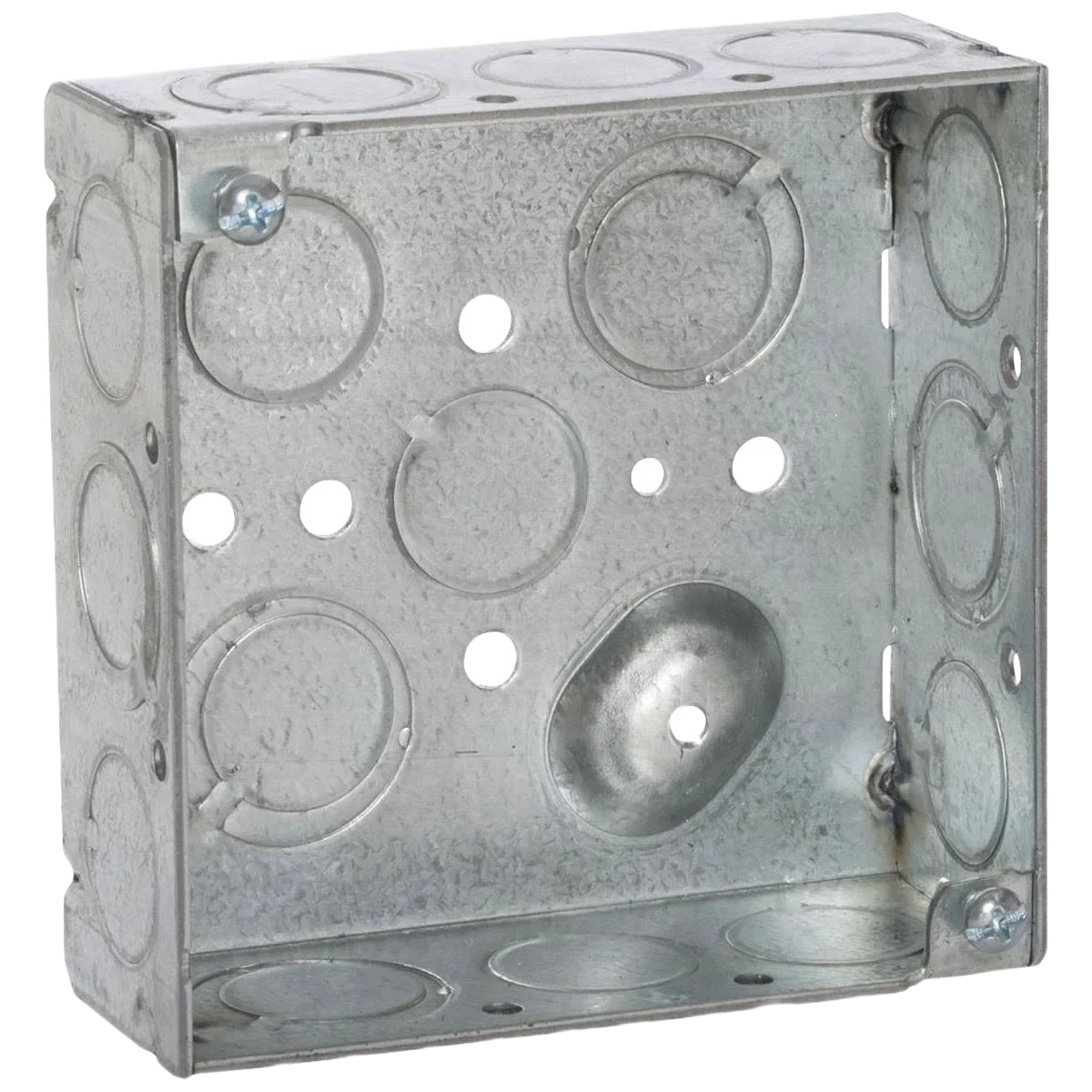 Stylish Southwire Screw-On 4 x 4 Steel Square Box Artisan