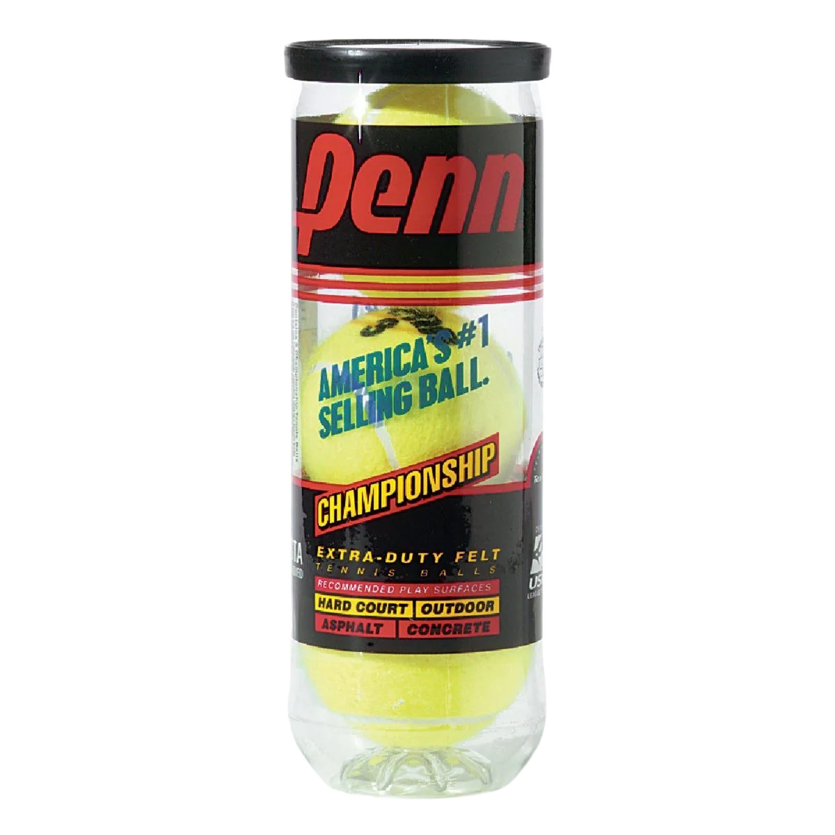 Long-Lasting Penn Felt Championship Tennis Balls – 3 Pack Secure