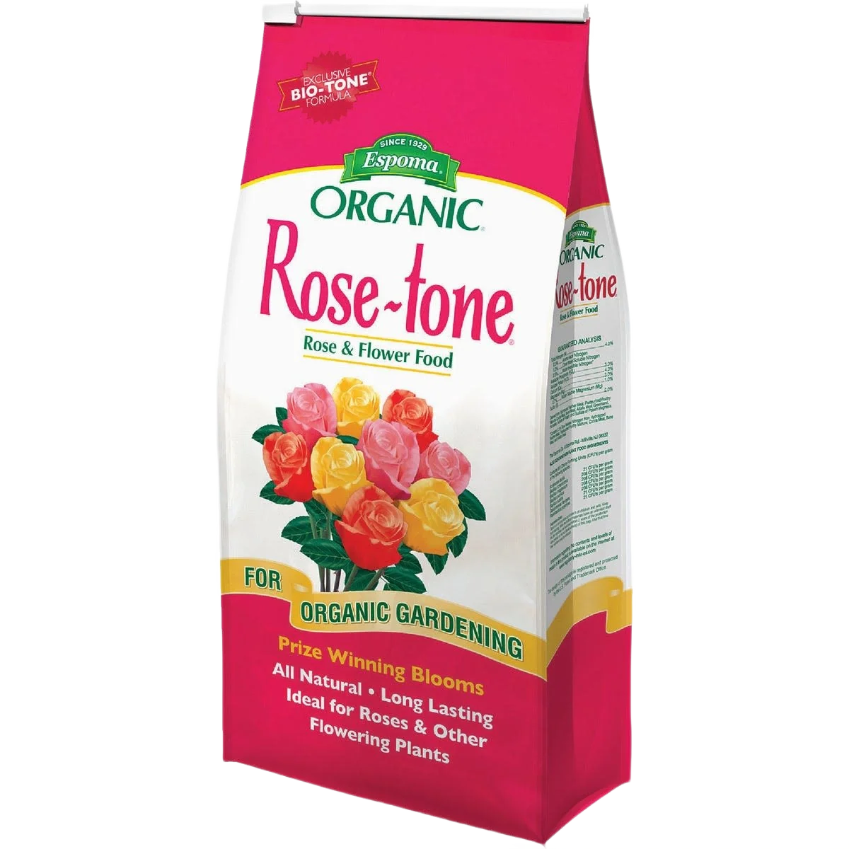 Smart Espoma Rose-Tone Organic Dry Plant Food 4 lb. Soft