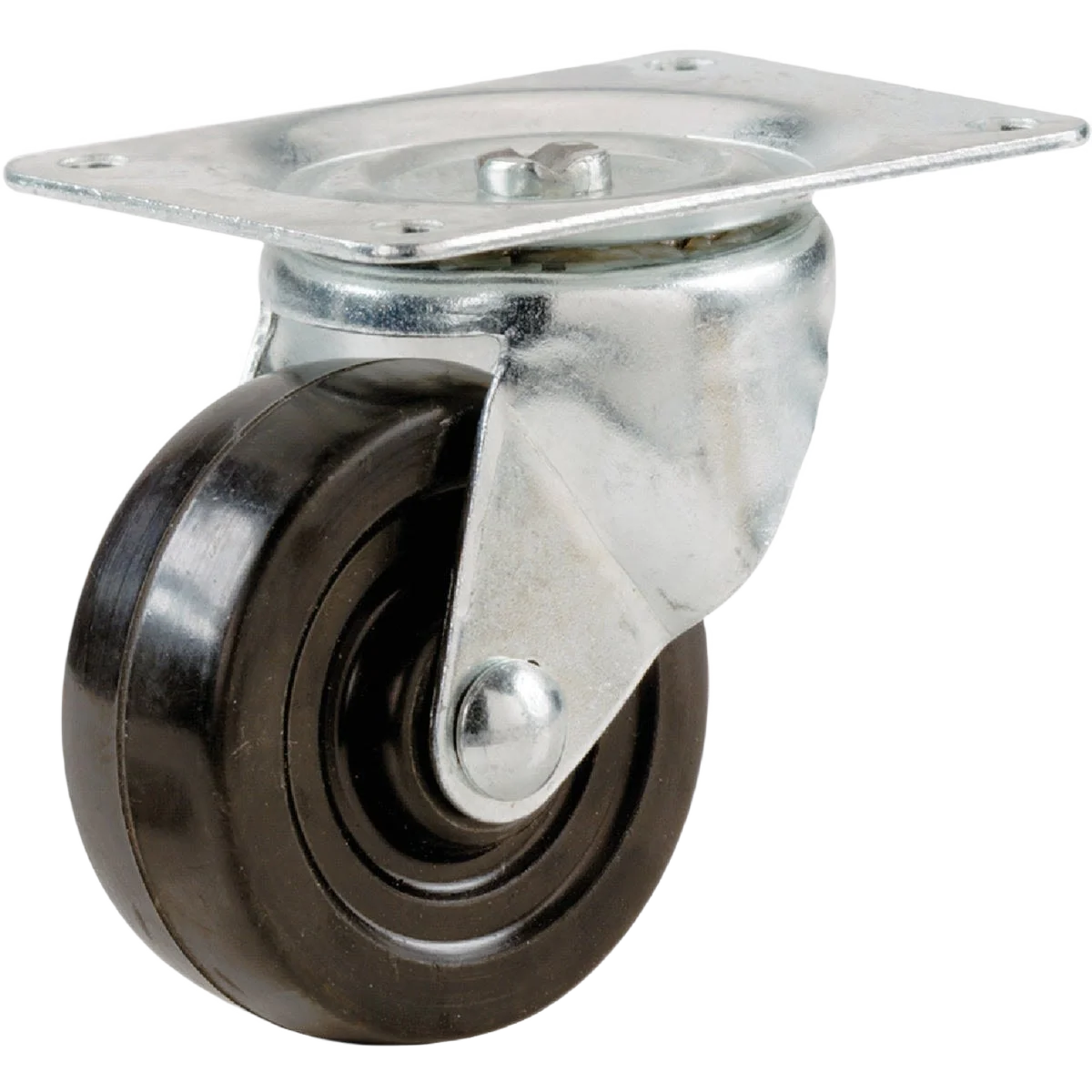 Premium Shepherd Hardware 2 Rubber General-Duty Swivel Plate Caster Proven