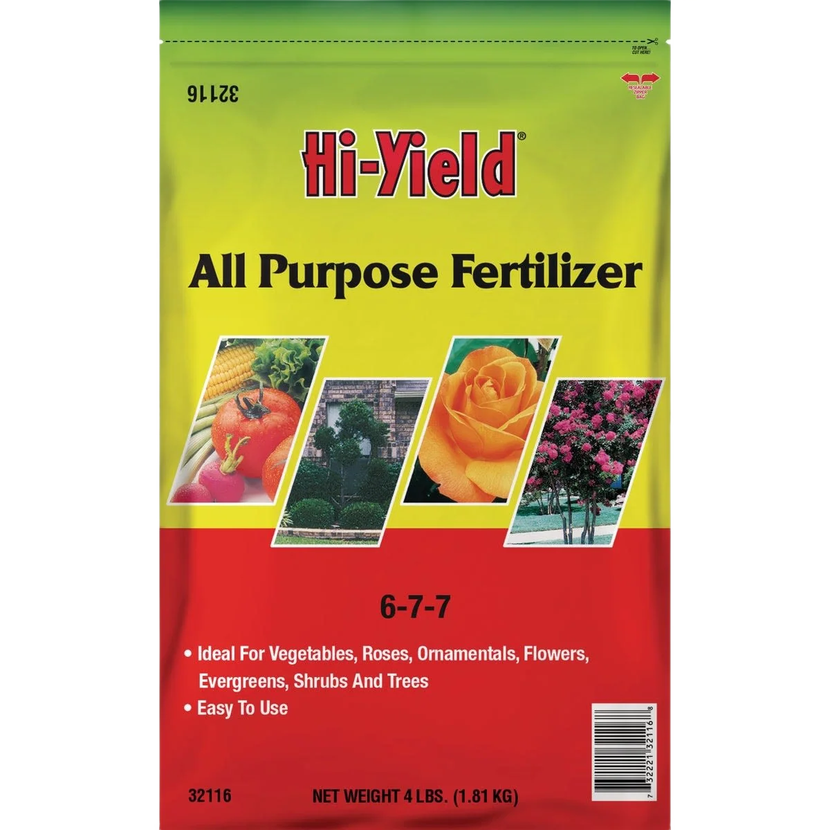 Trusted Hi-Yield All-Purpose Fertilizer Dry Plant Food 4 lb. Environmentally Friendly