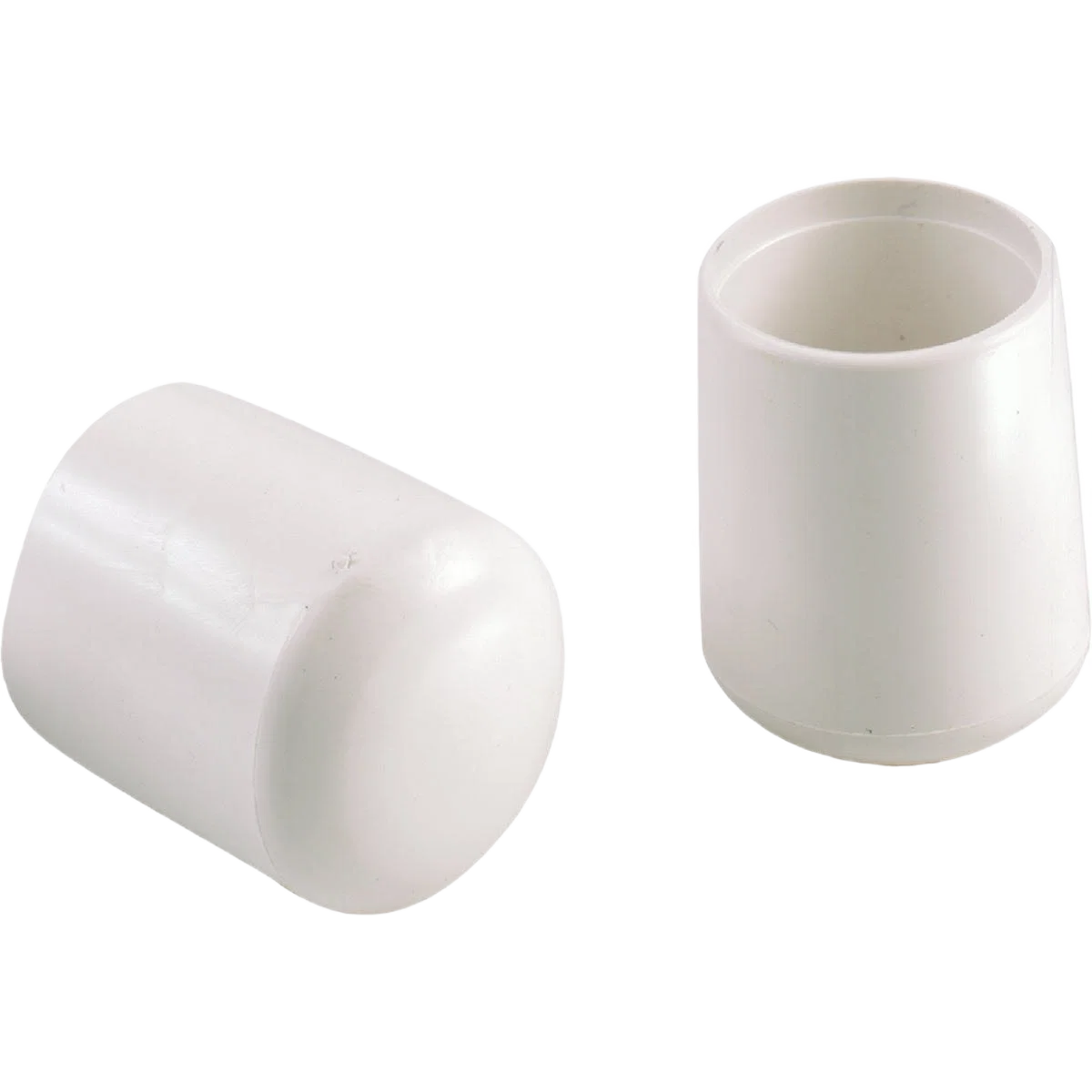 High-End Do it 1 in. White Hi-Tip Vinyl Furniture Leg Protectors 4-Pack Luxury