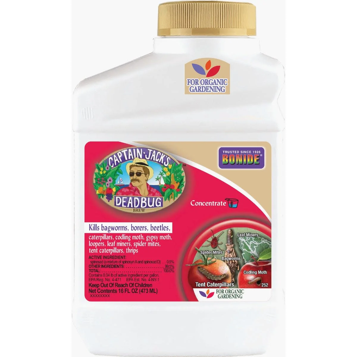 Lightweight Bonide Captain Jack’s Deadbug Brew Insect Killer 16 oz. Practical