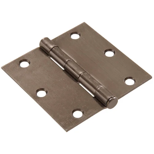 Casual Hillman Pewter Residential Door Hinge with Square Corner 3-1 2 in. Carefully Designed