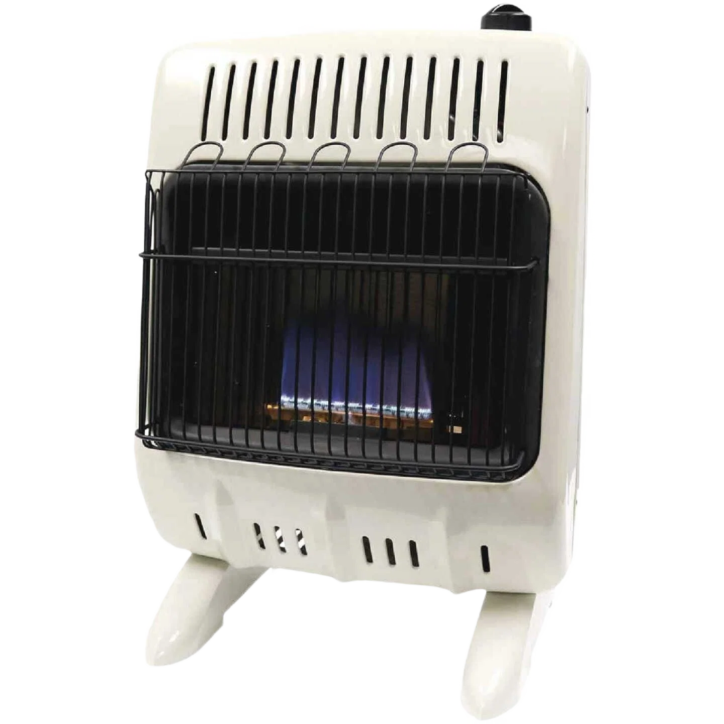World-Class Mr. Heater 10 000 BTU Blue Flame Dual Fuel Vent with Piezo Start Fine Crafted