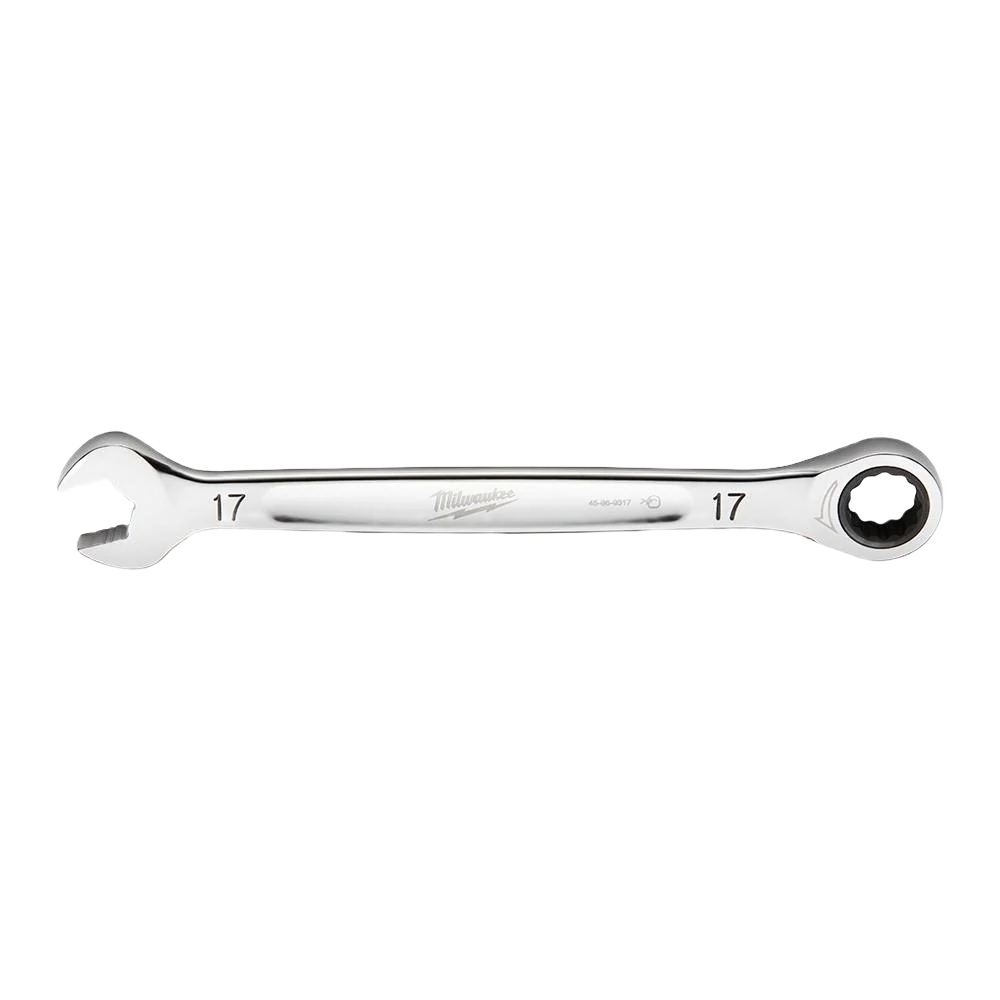Certified Milwaukee 17-mm Metric Ratcheting Combination Wrench Modern