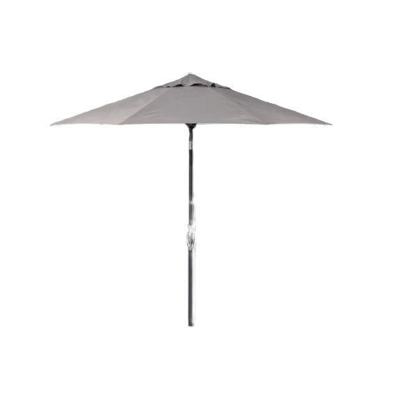 Recyclable Treasure Garden Black Auto Tilt Octagon Umbrella with Boulder Canopy 9 ft. Superior