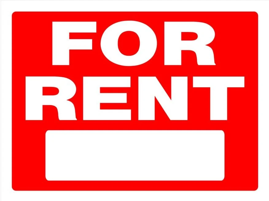 High-Grade Hillman Red White Plastic For Rent Sign 24 in. x 18 in. Responsible