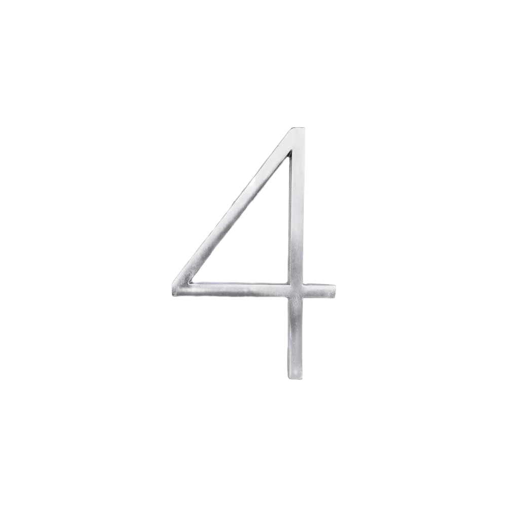 Outstanding Hillman Distinctions 5-In. Floating Mount Nickel House Number 4 World-Class