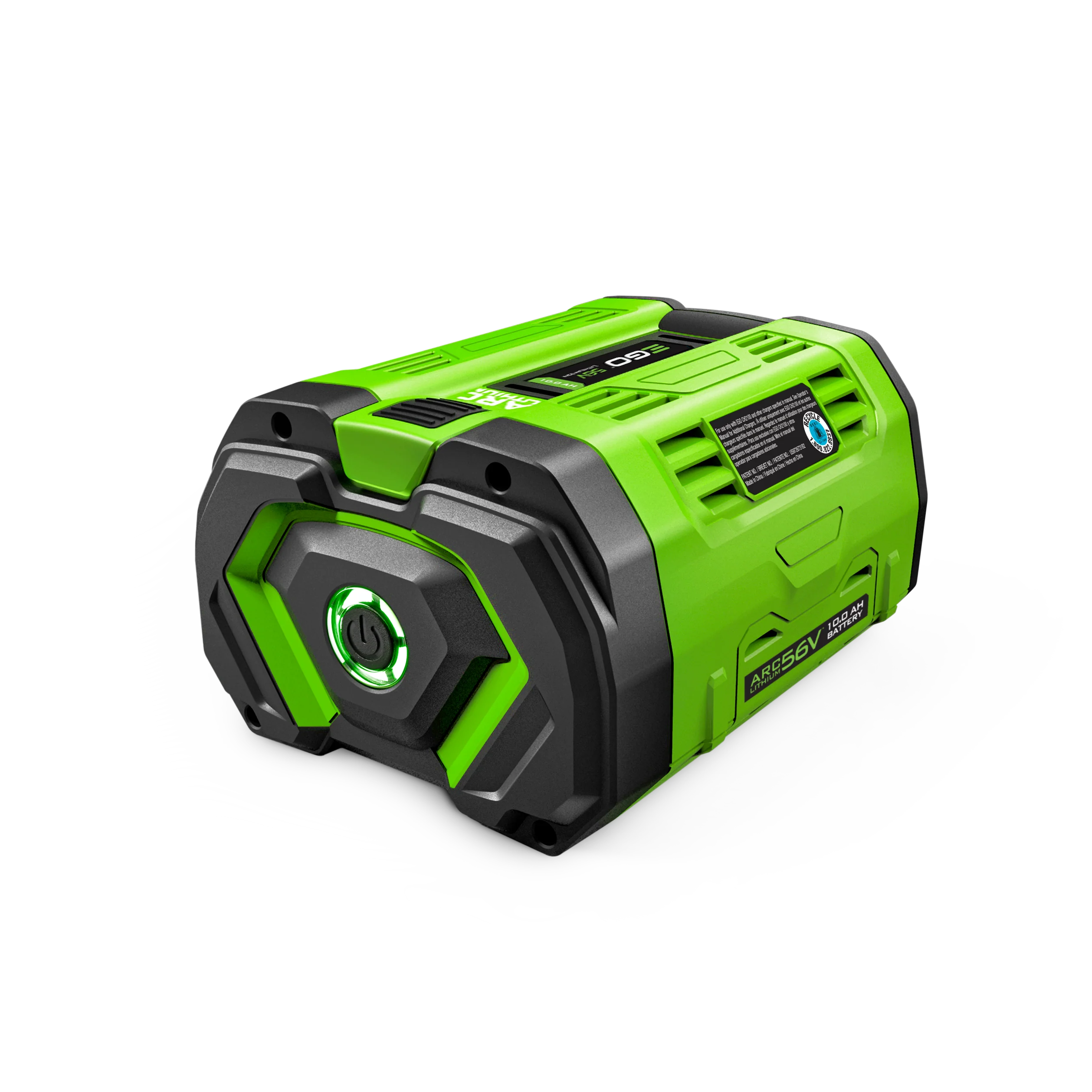 Sophisticated EGO Power 10.0Ah Battery with Fuel Gauge Optimized