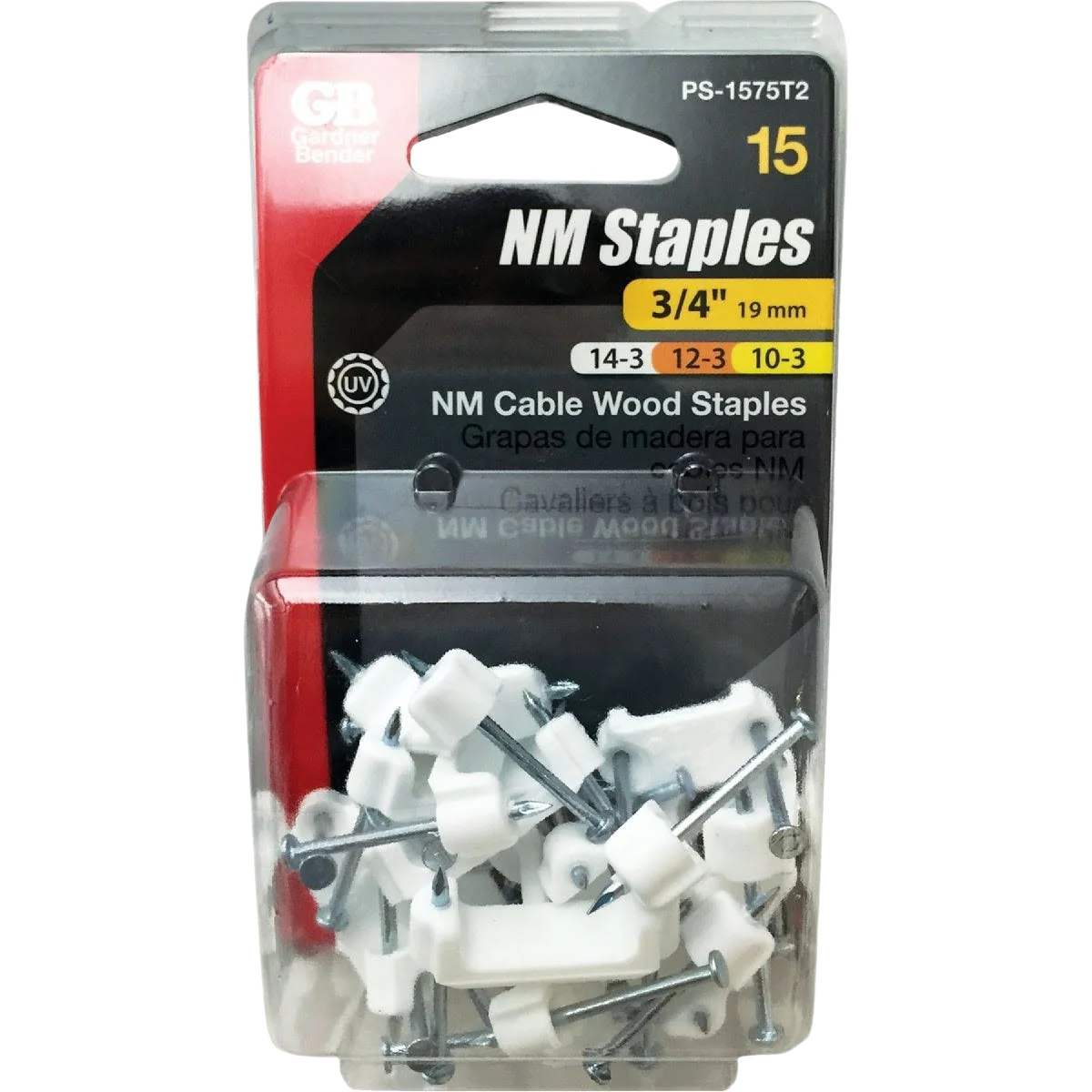Stylish Gardner Bender 1 2 In. UV-Resistant Poly Coaxial Staple 15-Count Optimized