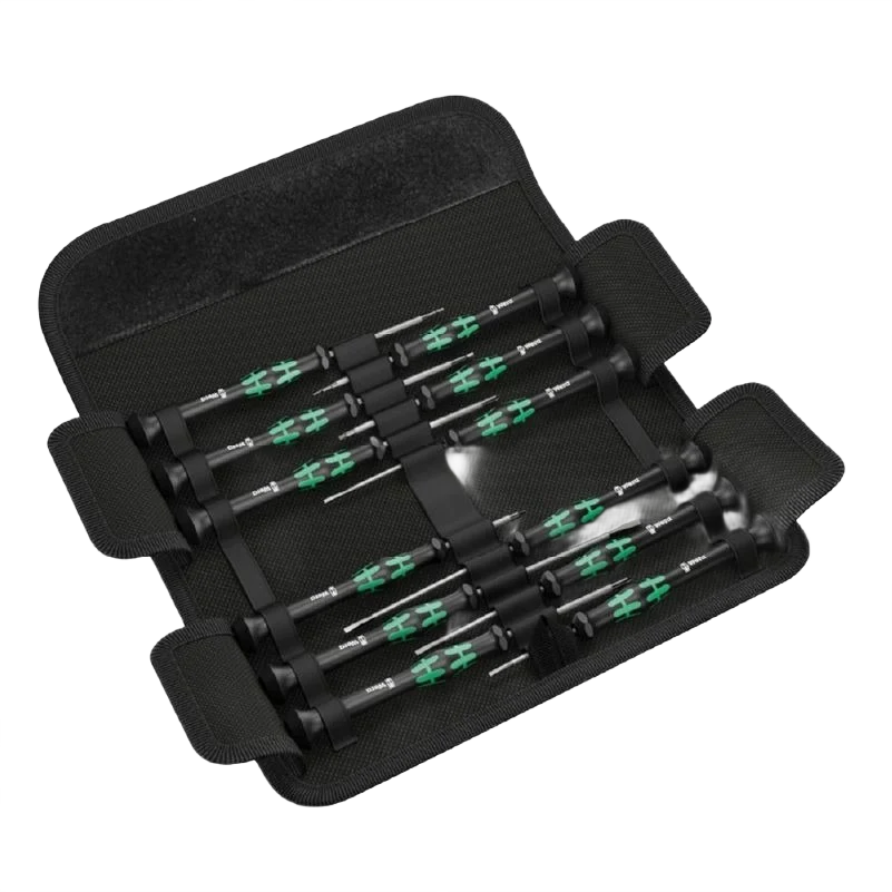 Expertly Made Wera Kraftform Micro Screwdriver Set for Electronic Applications 12 Pieces Genuine