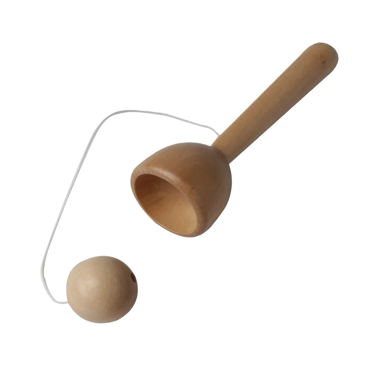 Green House of Marbles Wooden Cup Ball Traditional