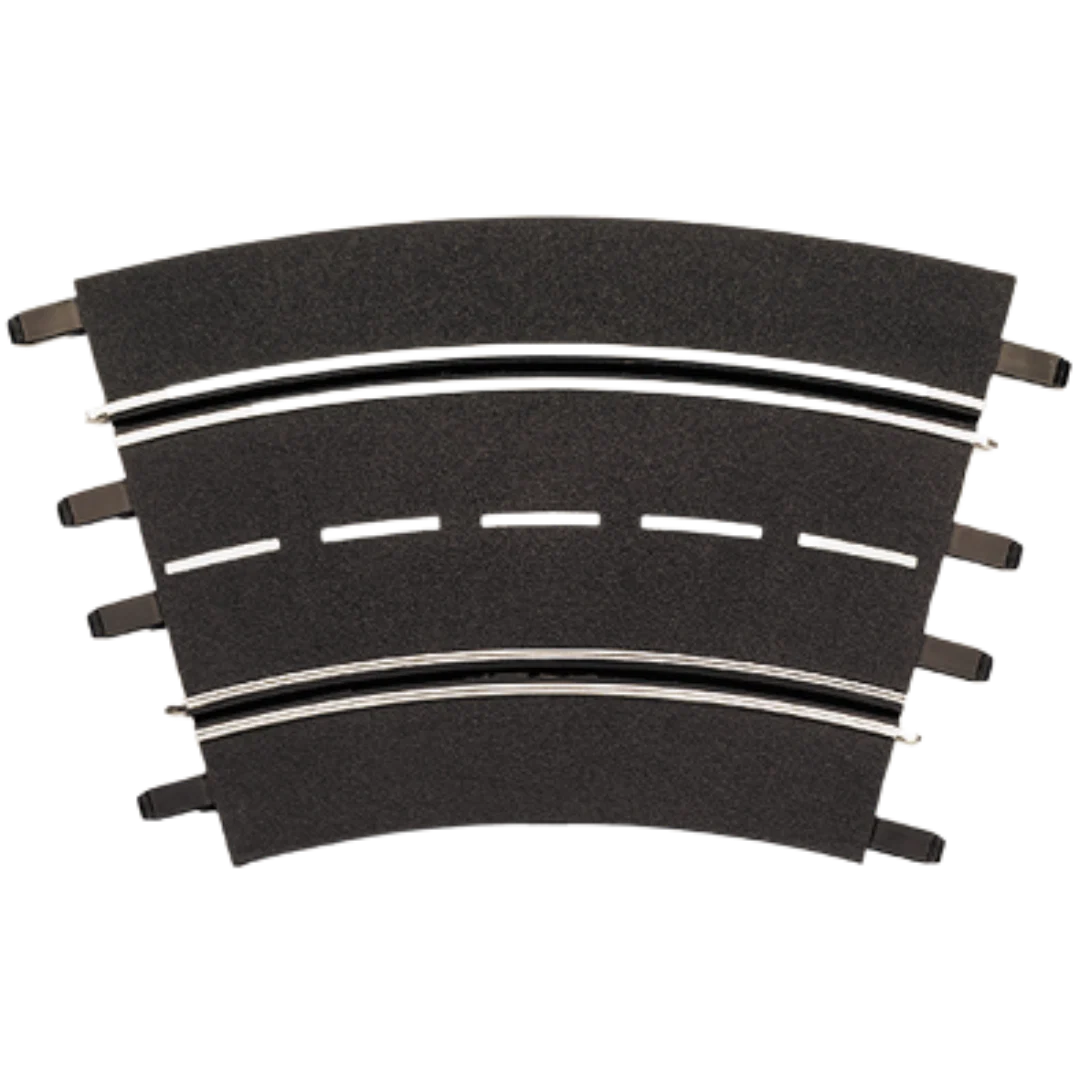 Efficient Carrera 30 Deg. Curve Track Extension 6-Pack Lightweight