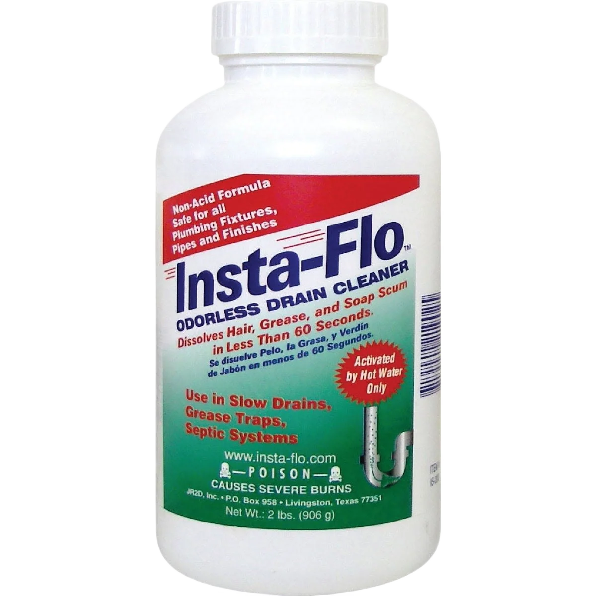 Relaxed Insta-Flo 2 Lb. Crystal Drain Cleaner Artisan