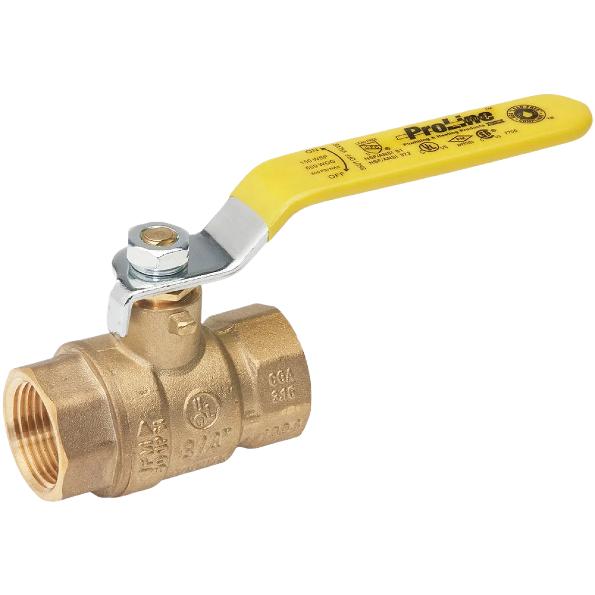 Exceptional ProLine 1 In. FIP Brass Full Port Ball Valve User-Friendly