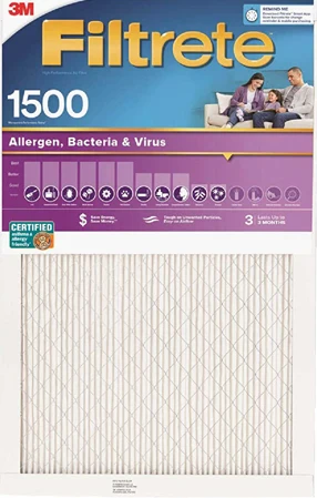 Durable Filtretre Allergen Healthy Living 1550 MPR Furnace Filter 16 x 20 x 1 Detailed