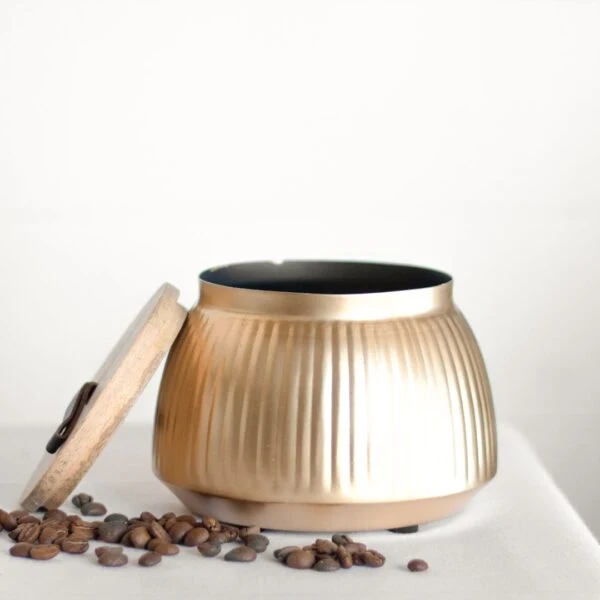 Practical PD Home and Garden Brass Planter with Lid 5.9 Traditional