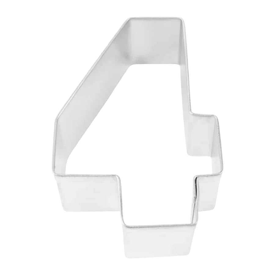Prestigious R M International Number 4 Cookie Cutter 3 in. High-Grade