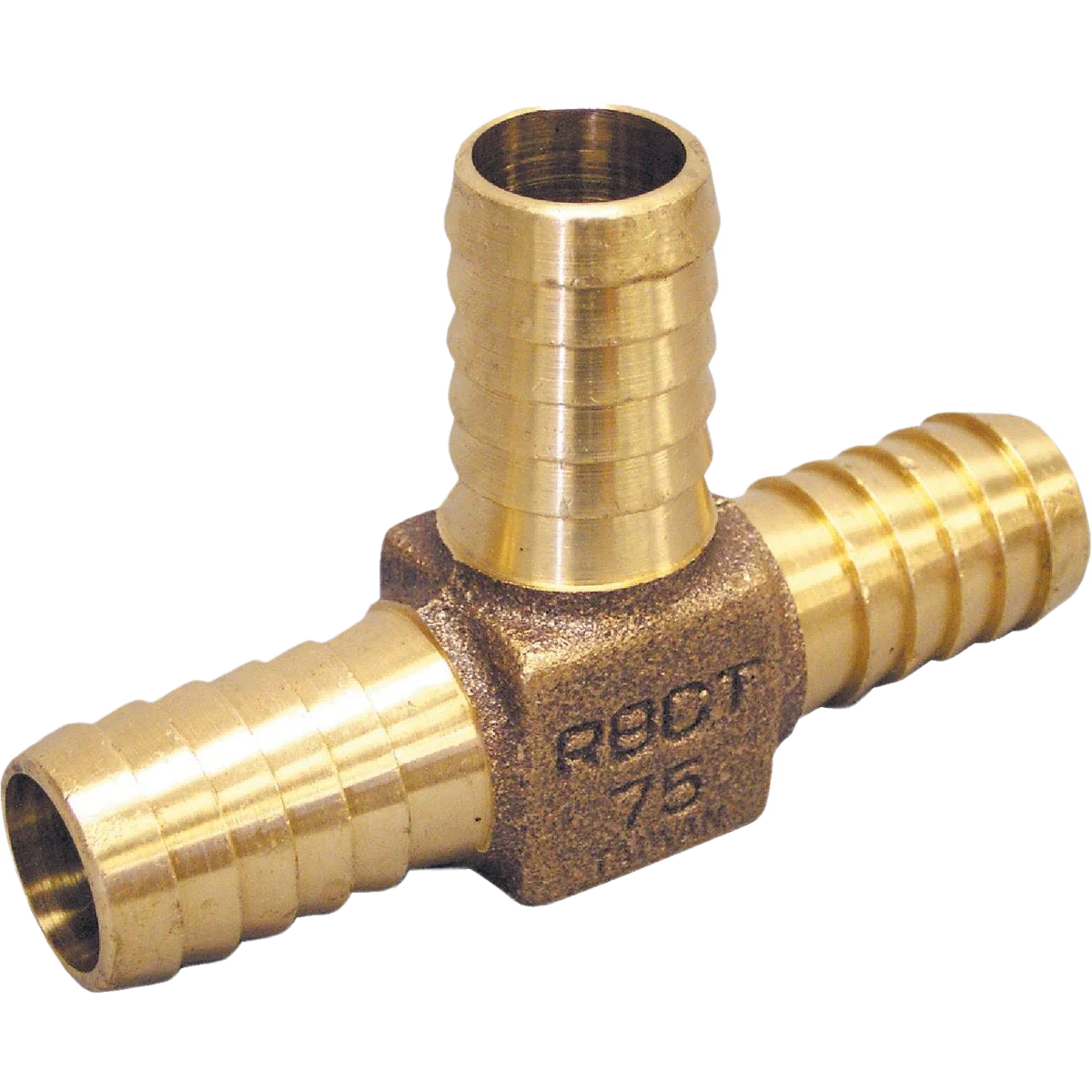 Original Design Merrill 1 In. Low Lead Brass Barbed Tee Contemporary