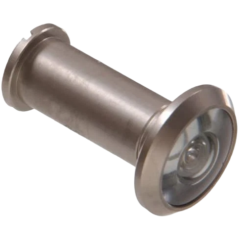 Environmentally Friendly Hillman 200 deg. Door Viewer Solid Brass w Satin Nickel Finish Luxury