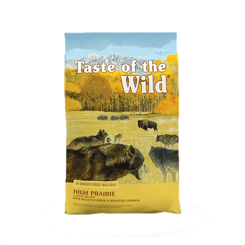 Sophisticated Taste of The Wild Wild High Prairie Bison Venison Canine Recipe Dry Dog Food 28 lb. Top-Quality