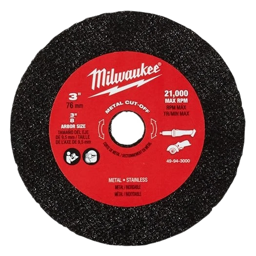 Advanced Milwaukee 3 Metal Cut Off Wheel 3-Pack Premium