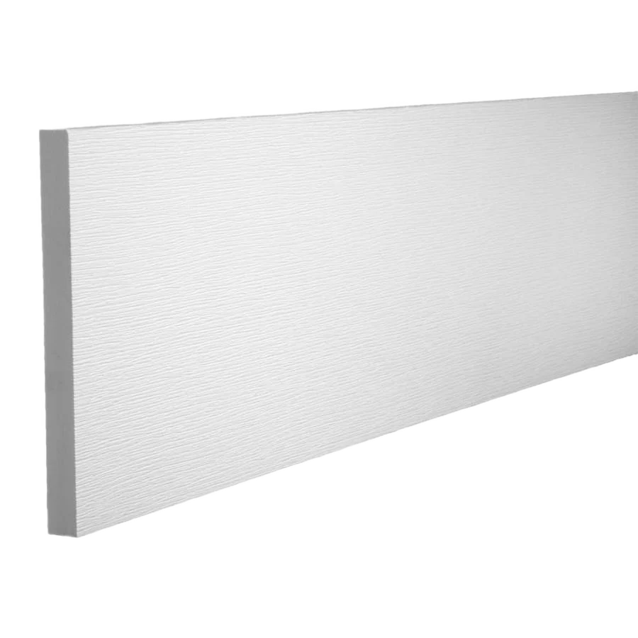 Efficient AZEK White 1 x 7-1 4 In. x 18 ft. Cell PVC 18 ft. Enhanced