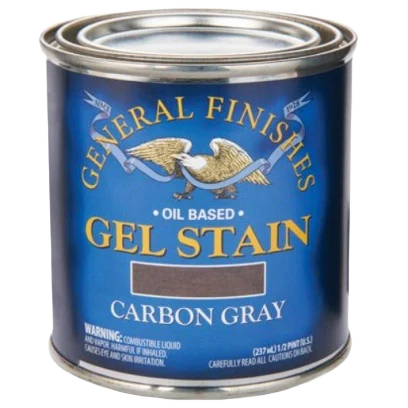 Original General Finishes Carbon Gray Gel Stain 1 2 Pint Genuine