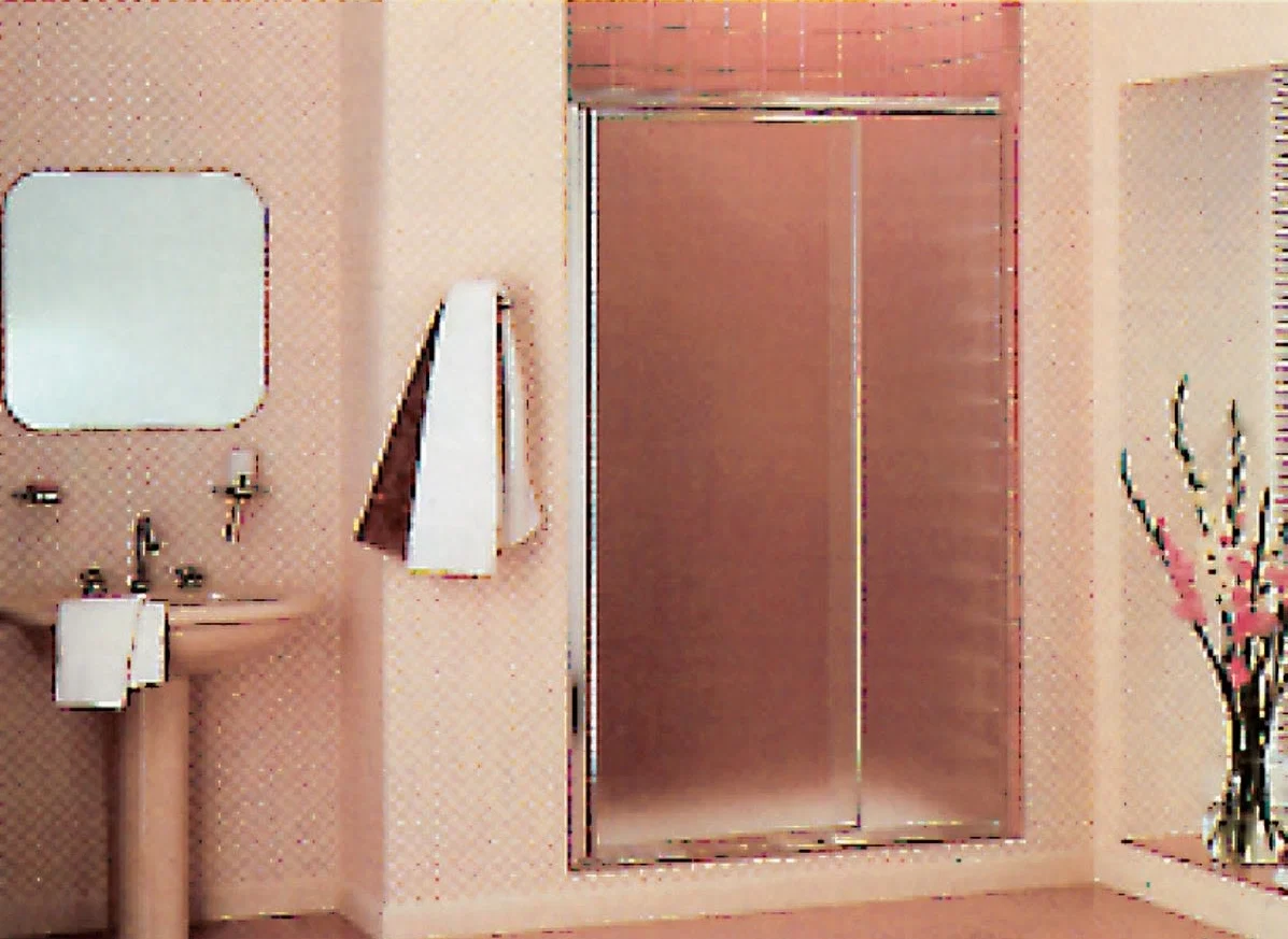World-Class Sterling Vista Pivot II Shower Door Relaxed